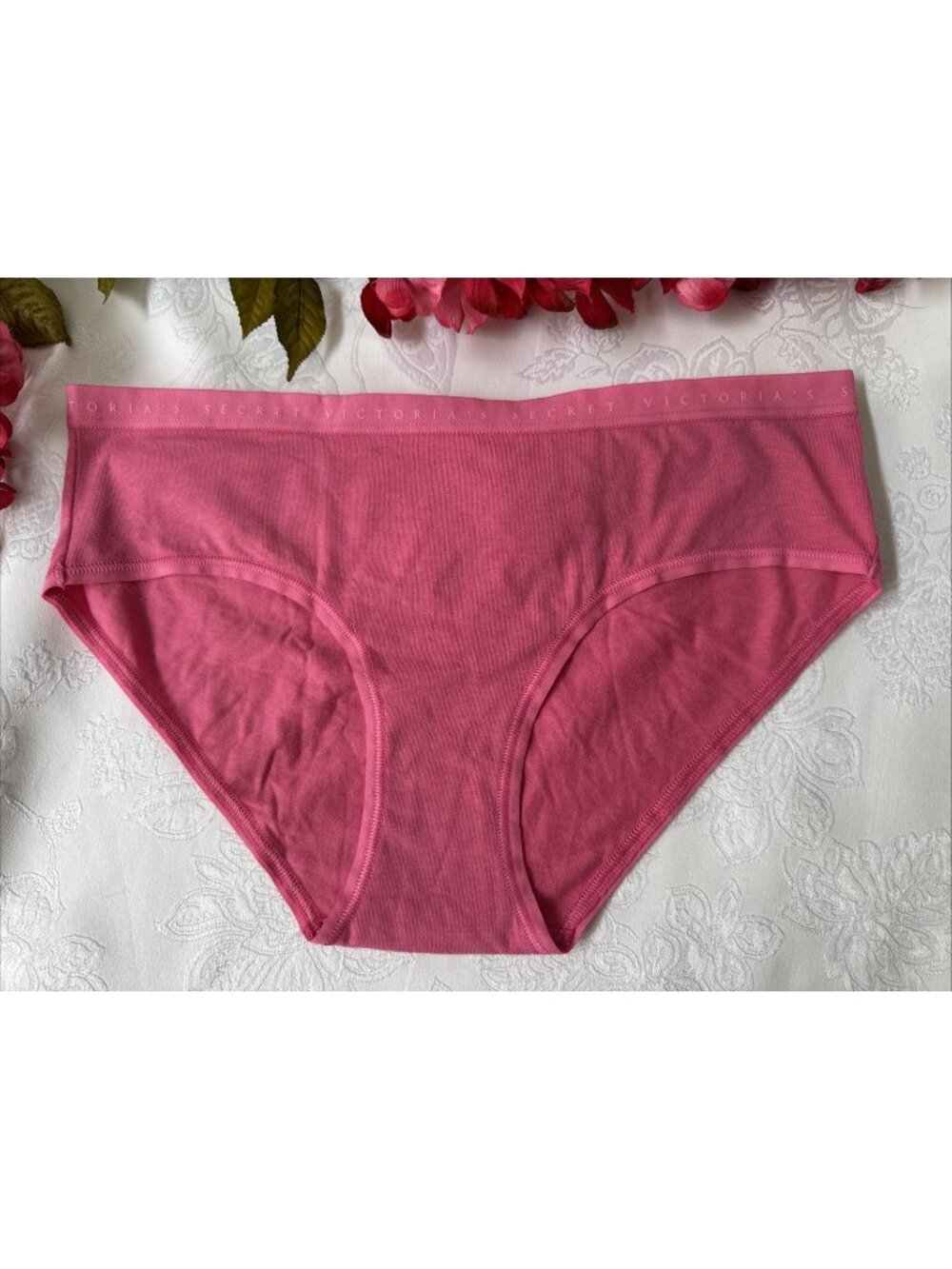 VICTORIA'S SECRET S PINK COTTON BLEND CLASSIC HIPSTER HIPHUGGER PANTIES NWT
